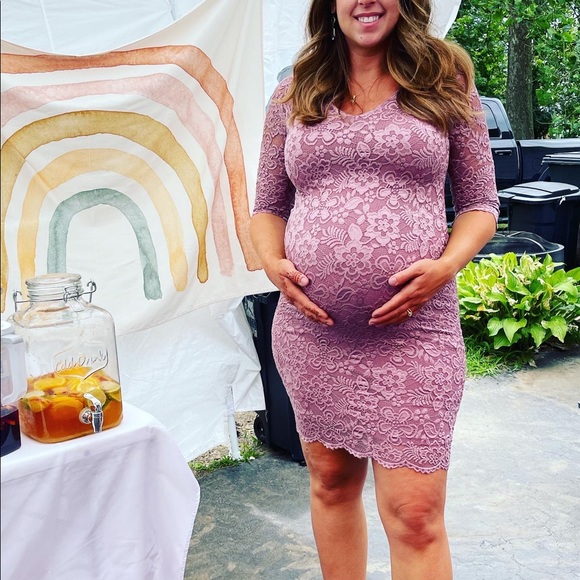 Maternity dress, I wore one time for baby shower! - Picture 2 of 2